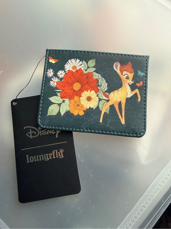 Loungefly Handbags - Loungefly Disney  Bambi Floral Cardholder NWT